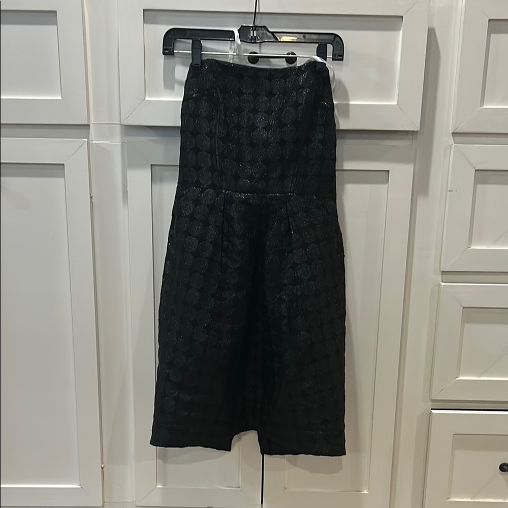 Shoshanna Classic Strapless  Black Dress